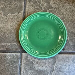 Vintage Fiestaware Medium Green Bread And Butter Plate 6 1/8 Inches